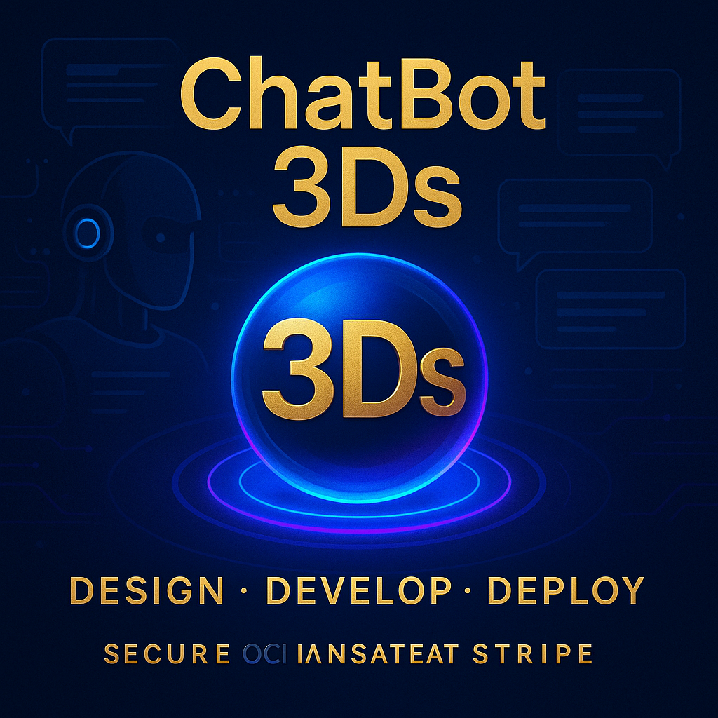 ChatBot 3Ds Logo